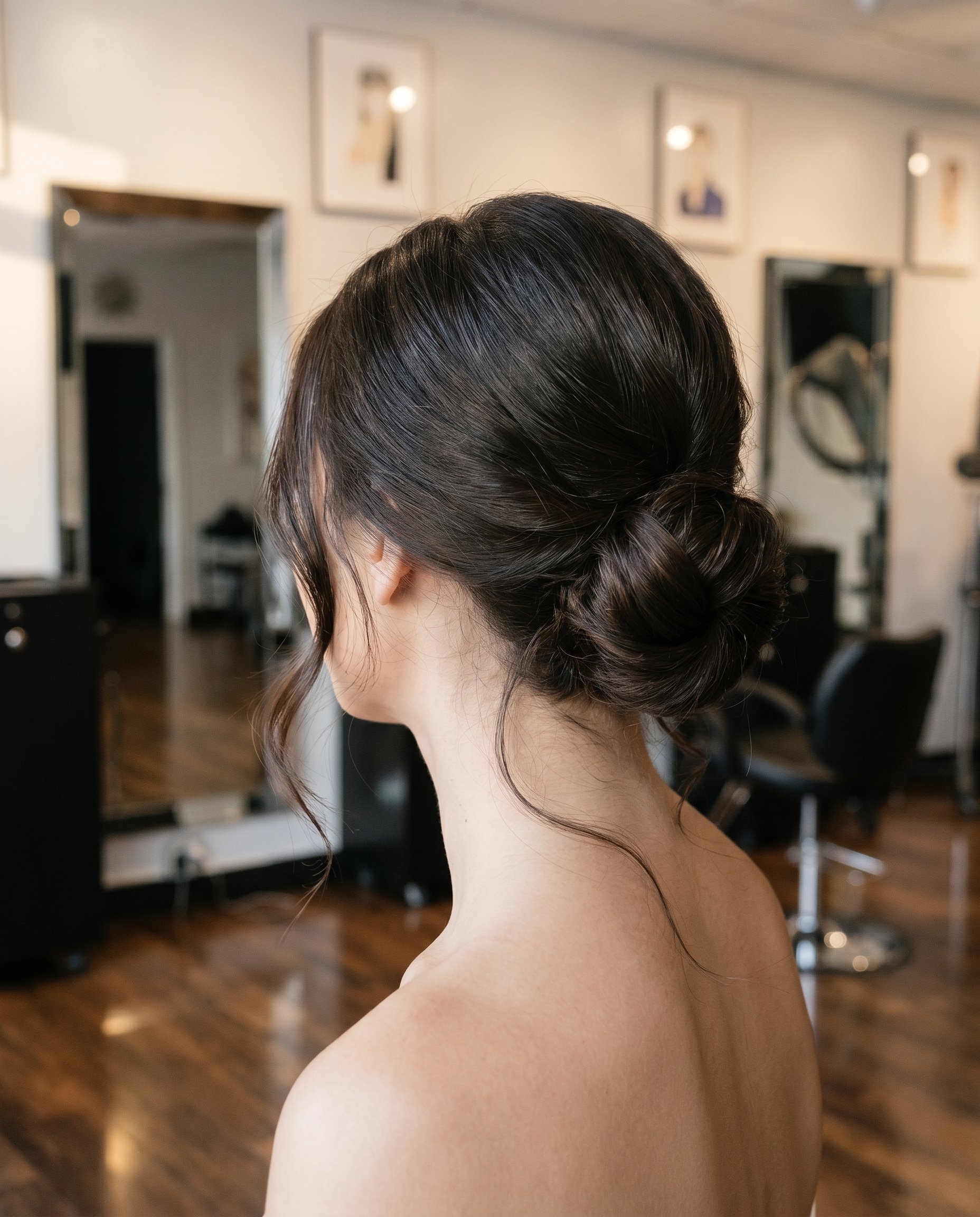 Bridal updo